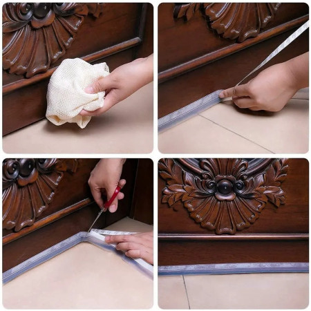 ১ পিস- Silicone seal strip for Door and window -5M
